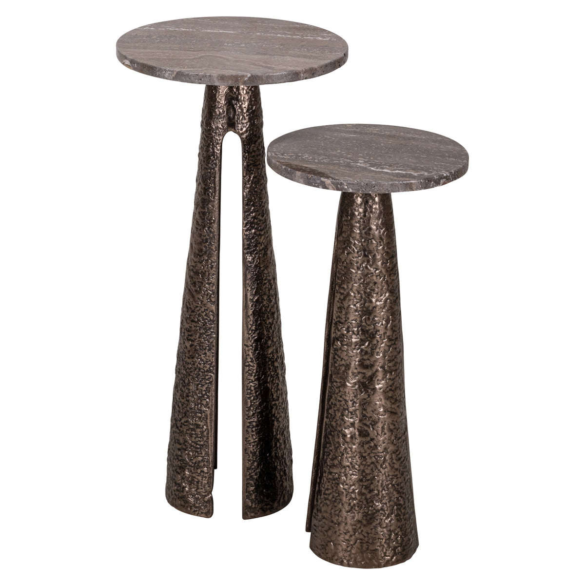 Stolik boczny Richmond Interiors Eldora brąz 25 Ø