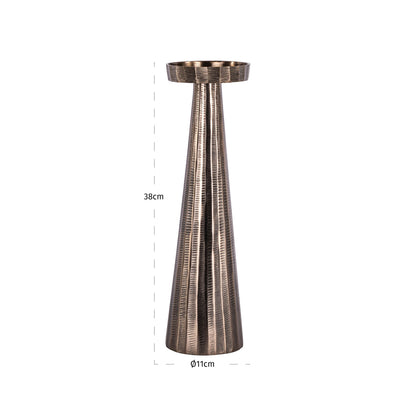 Richmond Interiors Kerzenhalter Evola bronze L Kerzenhalter Richmond Interiors