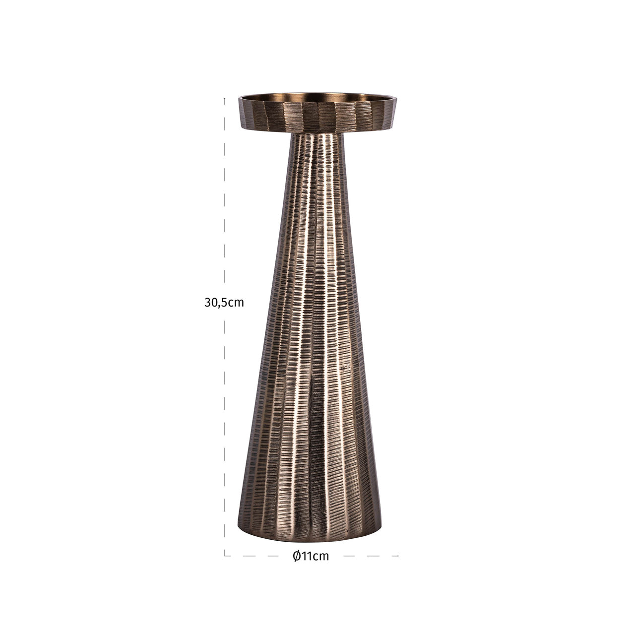 Richmond Interiors Kerzenhalter Evola bronze S Kerzenhalter Richmond Interiors