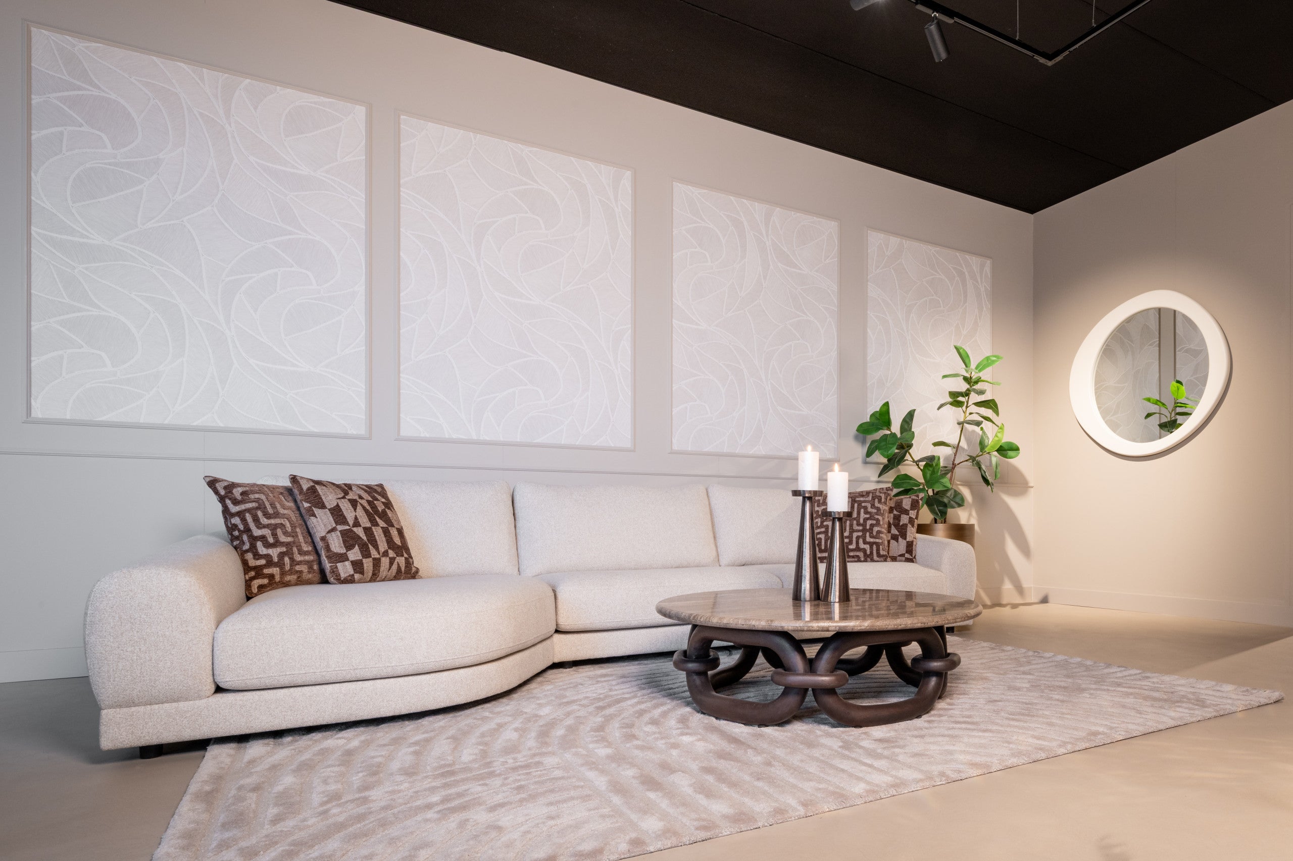 Richmond Interiors Couchtisch Chainey ash brown Couchtisch Richmond Interiors
