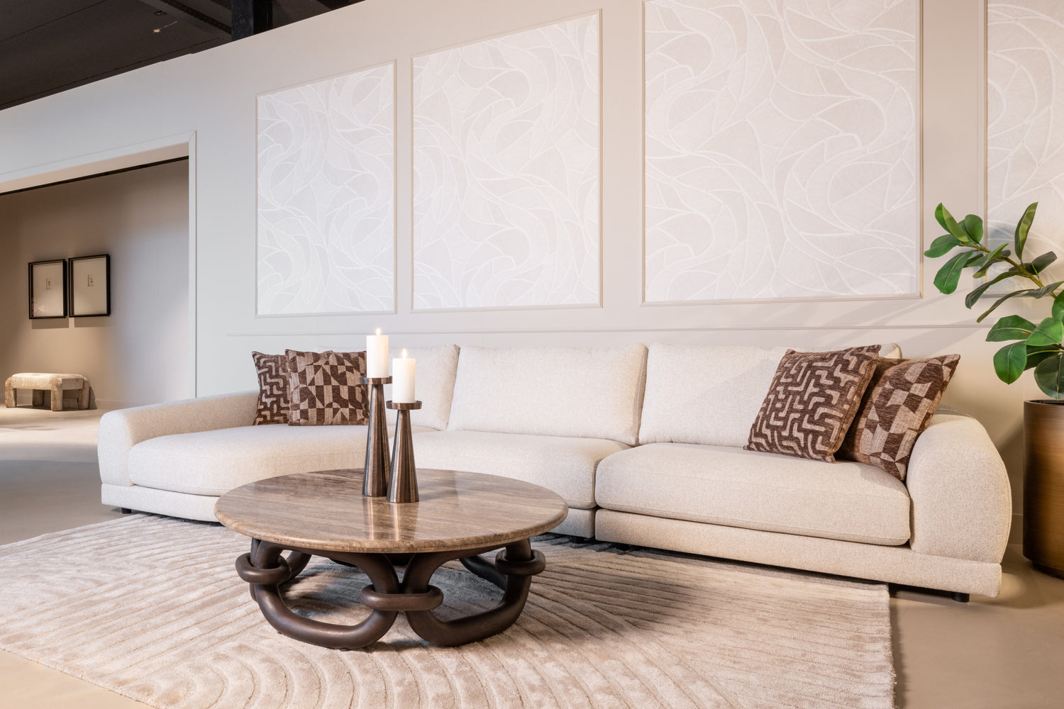 Richmond Interiors Couchtisch Chainey ash brown Couchtisch Richmond Interiors
