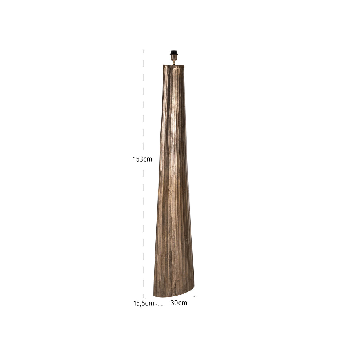 Richmond Interiors Stehlampe Velune brass antique Richmond Interiors