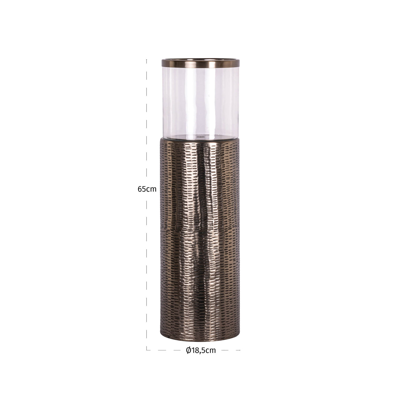 Richmond Interiors Windlicht Faylen bronze L Windlicht Richmond Interiors