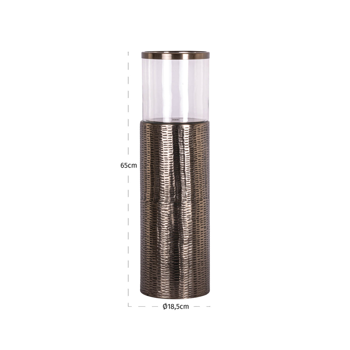 Richmond Interiors Windlicht Faylen bronze L Richmond Interiors