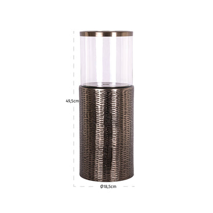 Richmond Interiors Windlicht Faylen bronze S Richmond Interiors