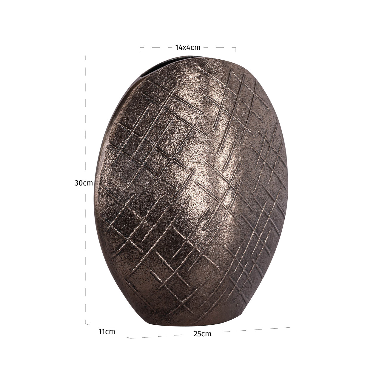Richmond Interiors Vase Olivra bronze S