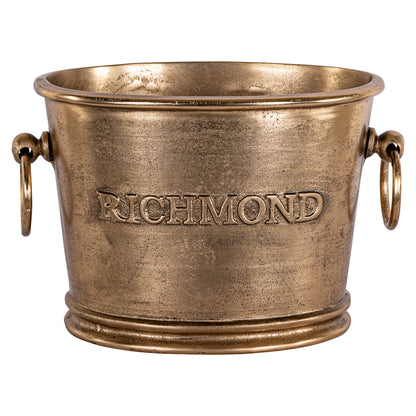 Richmond Interiors Wein- &amp; Barzubehör Vinova brass antique wine cooler Wein- &amp; Barzubehör Richmond Interiors