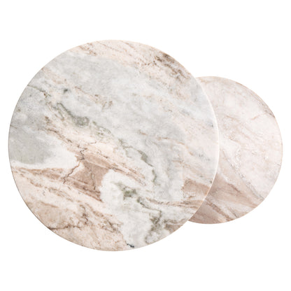 Richmond Interiors Beistelltisch Bottega Blush beige (Set of 2) Beistelltisch Richmond Interiors