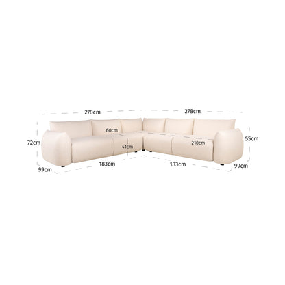 Richmond Interiors Garten Sofa Dawson beige alpine cornersofa Garten Sofa Richmond Interiors