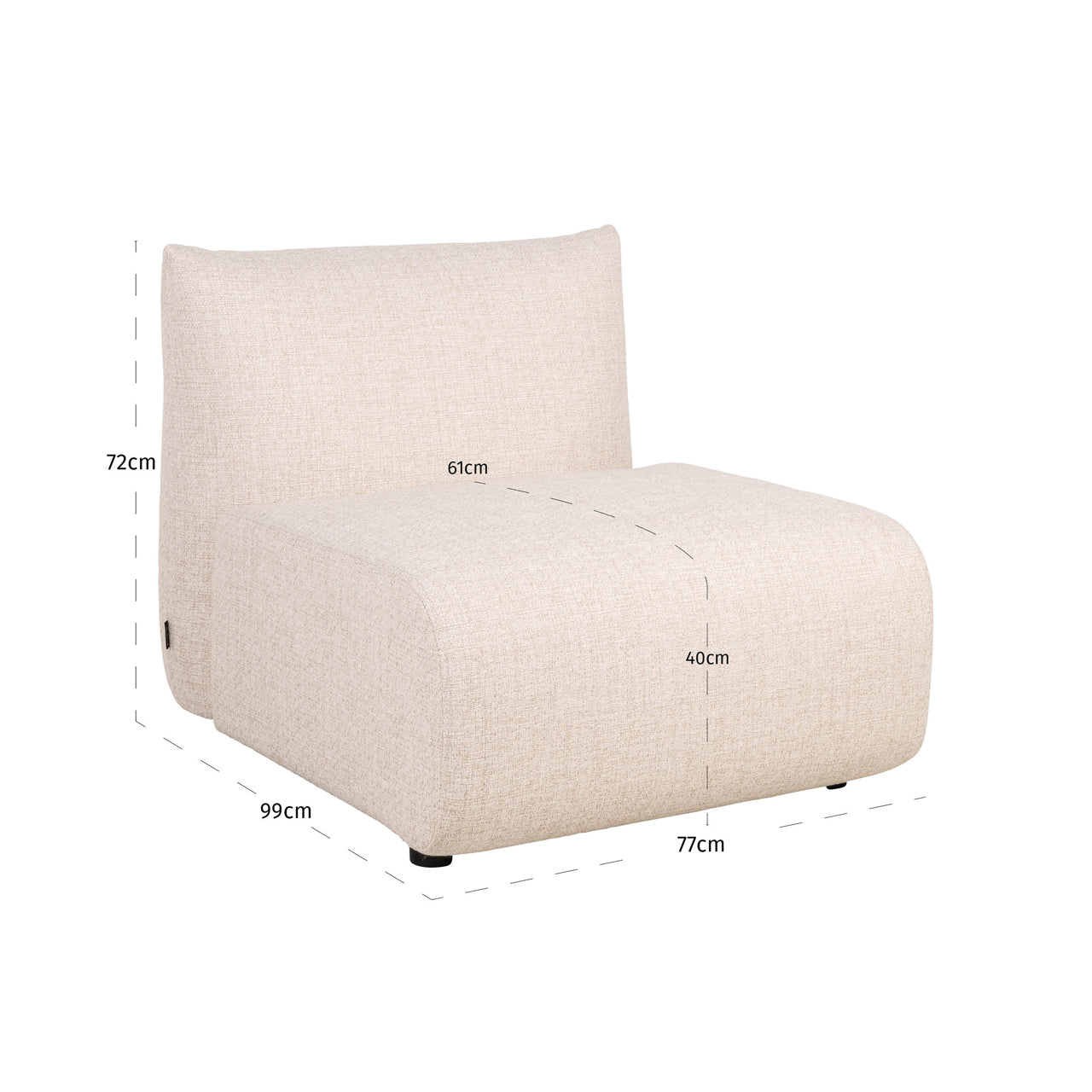 Richmond Interiors Garten Sofa Dawson beige alpine extra element Garten Sofa Richmond Interiors