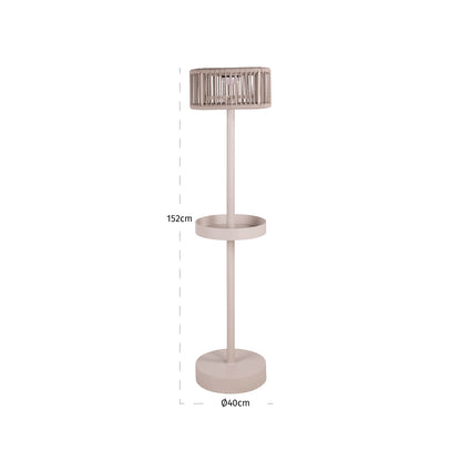 Richmond Interiors Garten Stehlampe Lunar light beige Richmond Interiors
