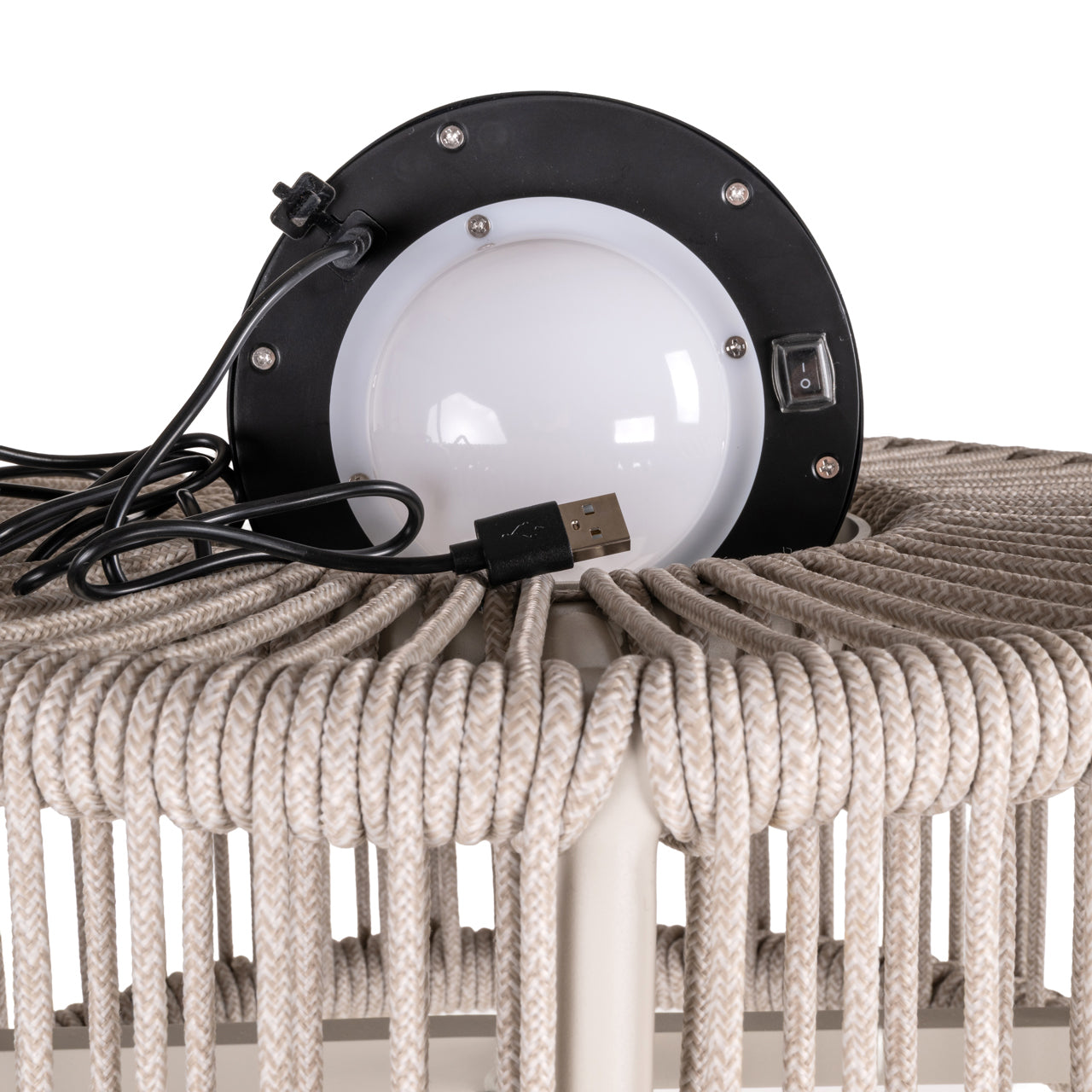 Richmond Interiors Garten Stehlampe Lunar light beige Garten Stehlampe Richmond Interiors