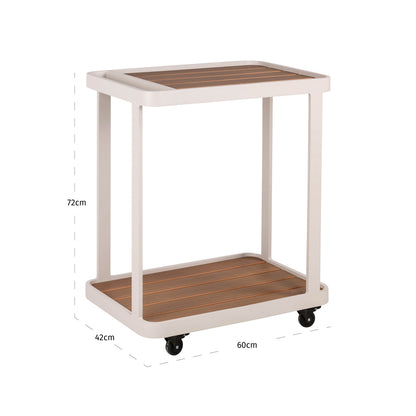 Richmond Interiors Garten Wagen Spritz beige Richmond Interiors