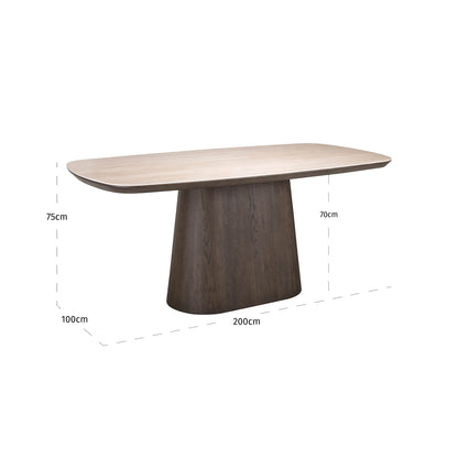 Richmond Interiors Esstisch Ritz brown 200 Esstisch Richmond Interiors