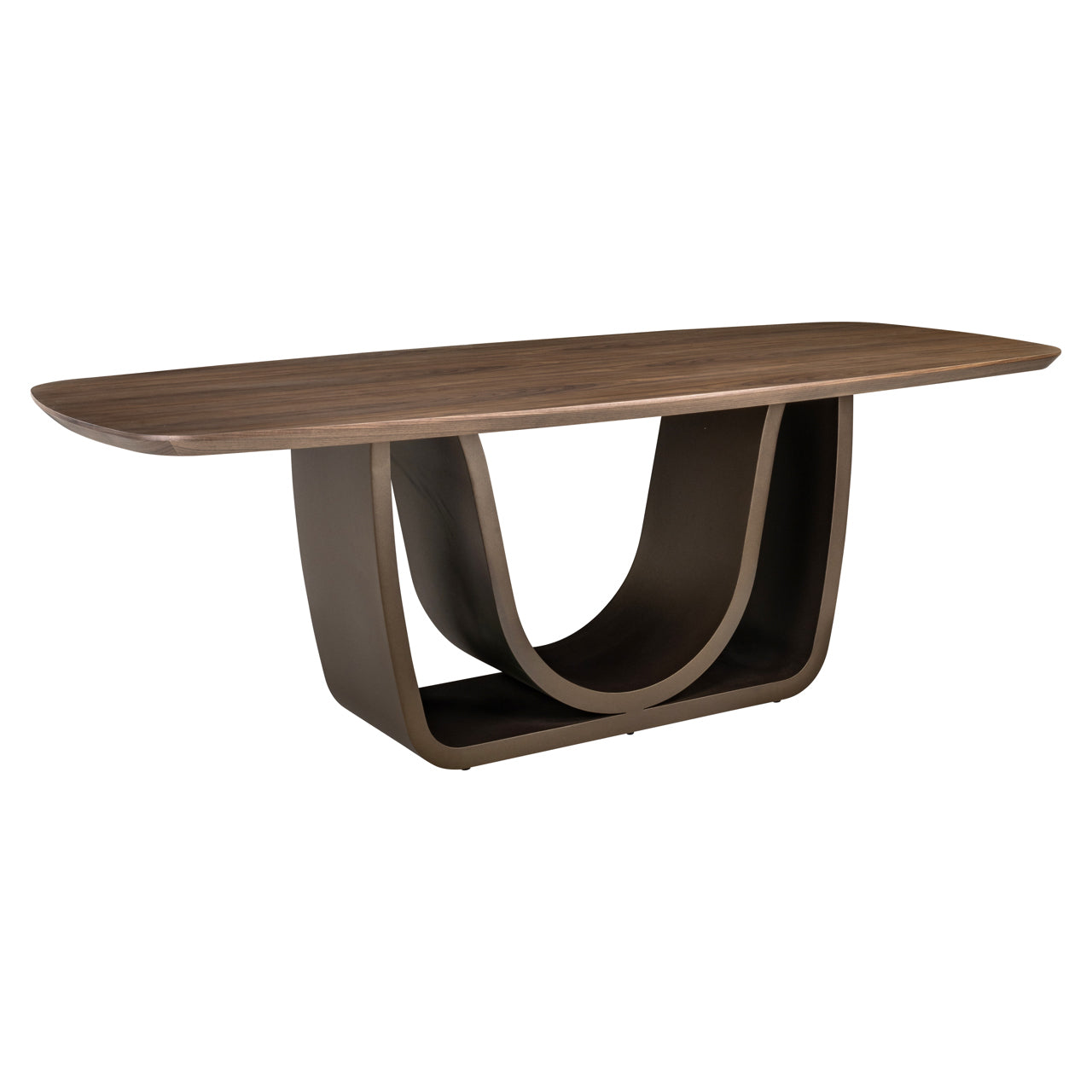 Richmond Interiors Esstisch Windsor walnut 230 brass base Esstisch Richmond Interiors