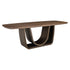 Richmond Interiors Esstisch Windsor walnut 230 brass base Esstisch Richmond Interiors