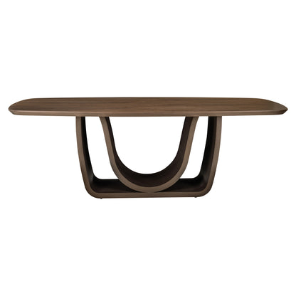 Richmond Interiors Esstisch Windsor walnut 230 brass base Esstisch Richmond Interiors