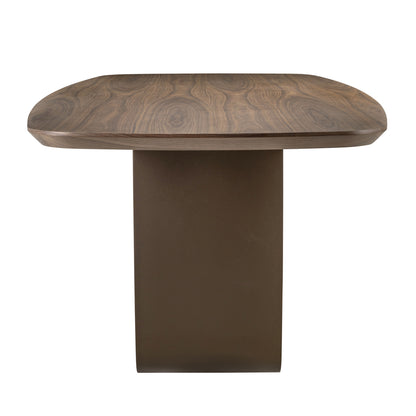 Richmond Interiors Esstisch Windsor walnut 230 brass base Richmond Interiors