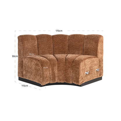 Richmond Interiors Sitzbank Hillpark customized round corner fire retardant Sitzbank Richmond Interiors