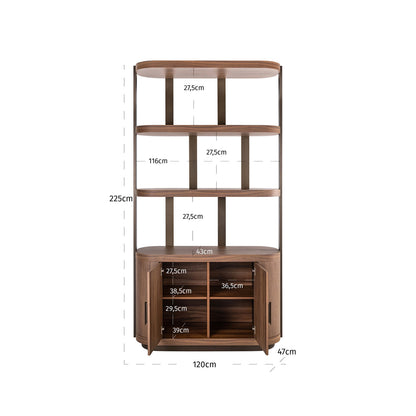 Richmond Interiors Vitrine Windsor walnut