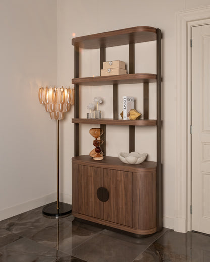 Richmond Interiors Stehlampe Chloe brass antique Stehlampe Richmond Interiors