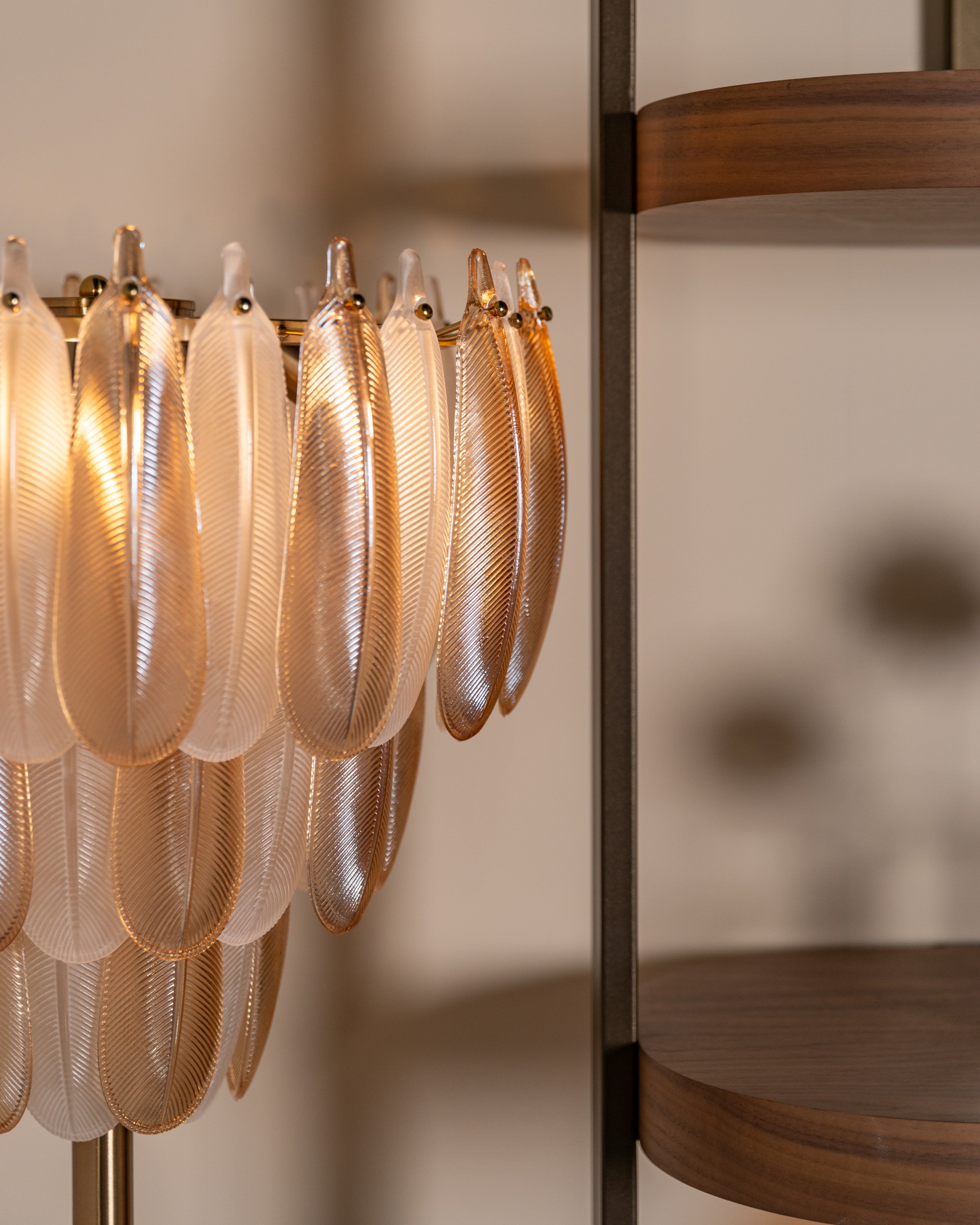 Richmond Interiors Stehlampe Chloe brass antique Stehlampe Richmond Interiors