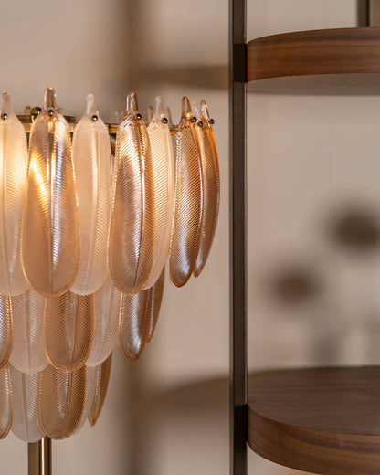 Richmond Interiors Stehlampe Chloe brass antique Stehlampe Richmond Interiors