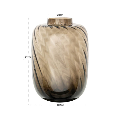 Richmond Interiors Vase Elora brown small Vase Richmond Interiors