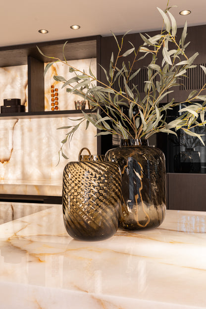 Richmond Interiors Vase Elora brown small Richmond Interiors