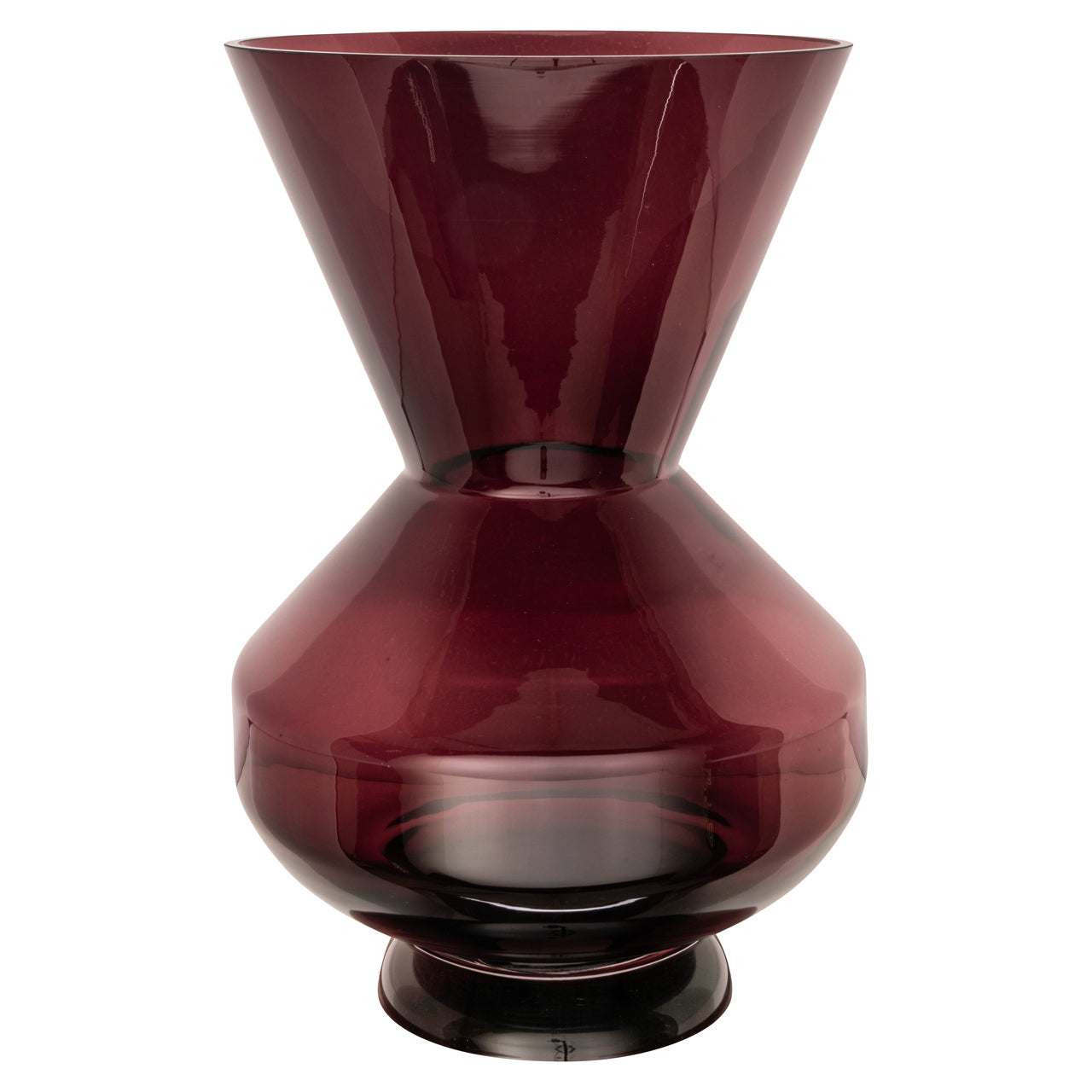 Richmond Interiors Vase Veya burgundy