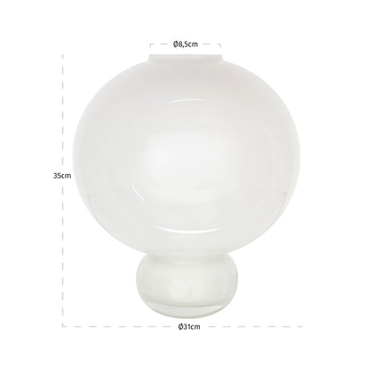 Richmond Interiors Vase Mireva white