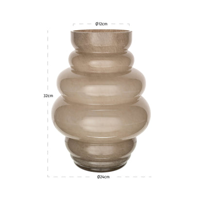 Richmond Interiors Vase Velora taupe