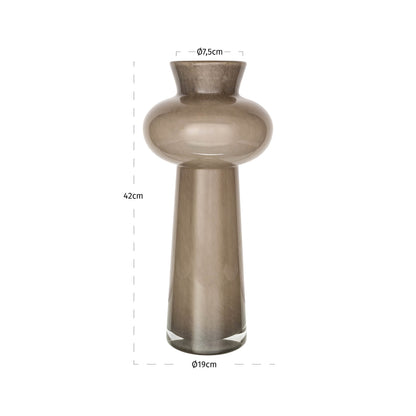 Richmond Interiors Vase Lunor taupe large