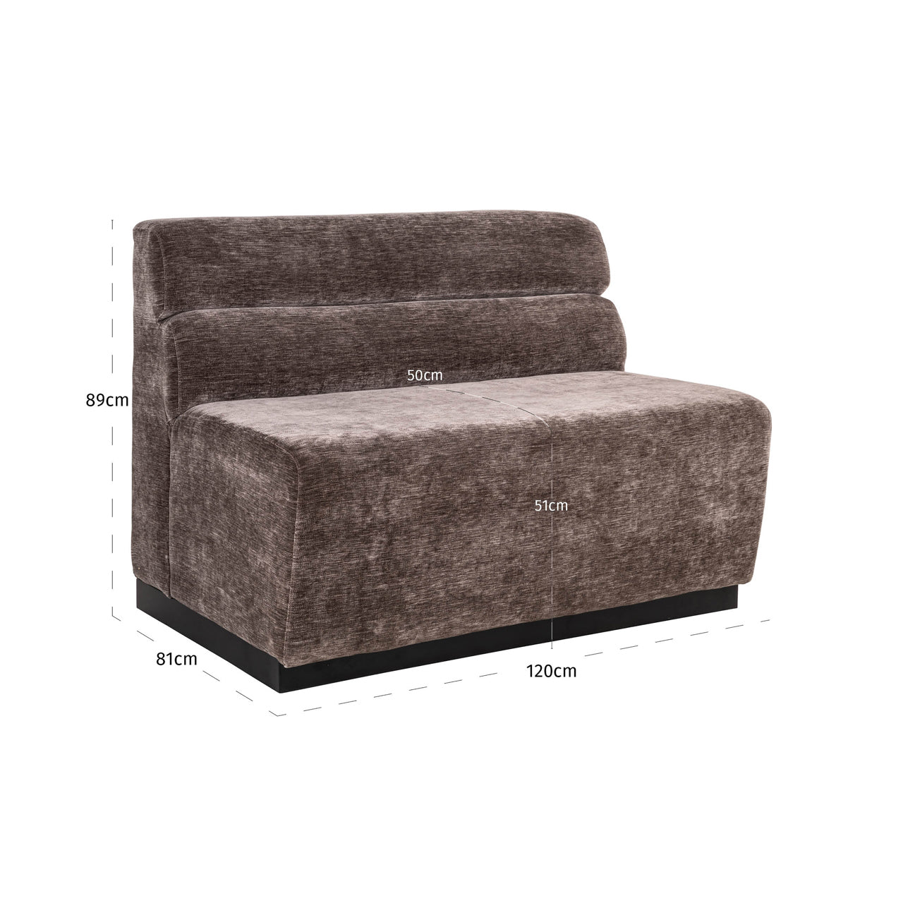 Richmond Interiors Sitzbank Delia customized fire retardant