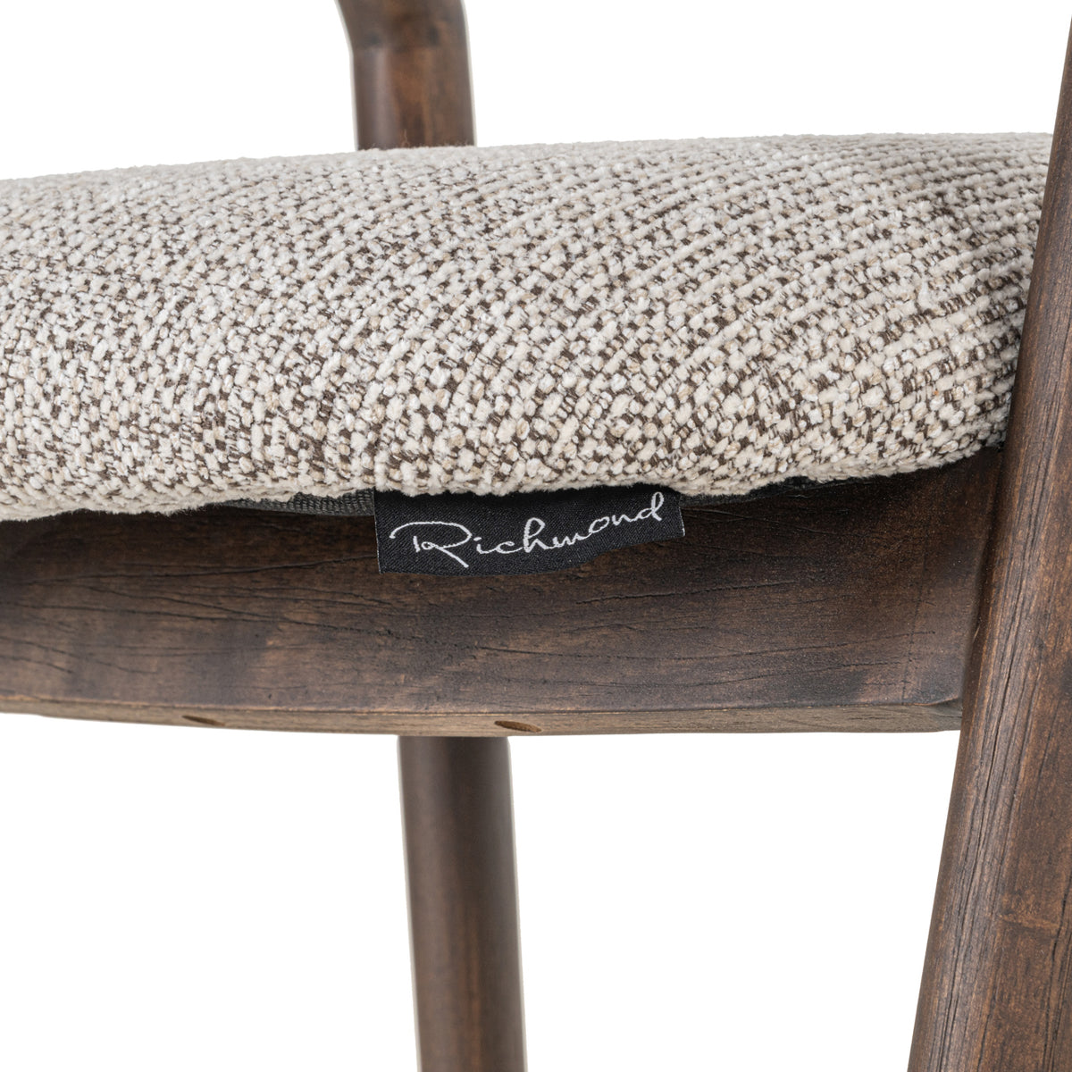 Richmond Interiors Thekenstuhl Mihara mocca fancy fire retardant Richmond Interiors