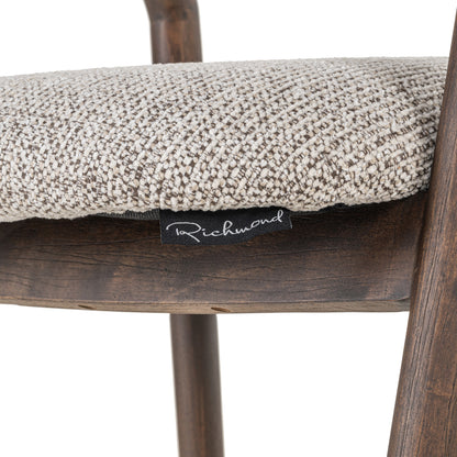 Richmond Interiors Thekenstuhl Mihara mocca fancy fire retardant Richmond Interiors