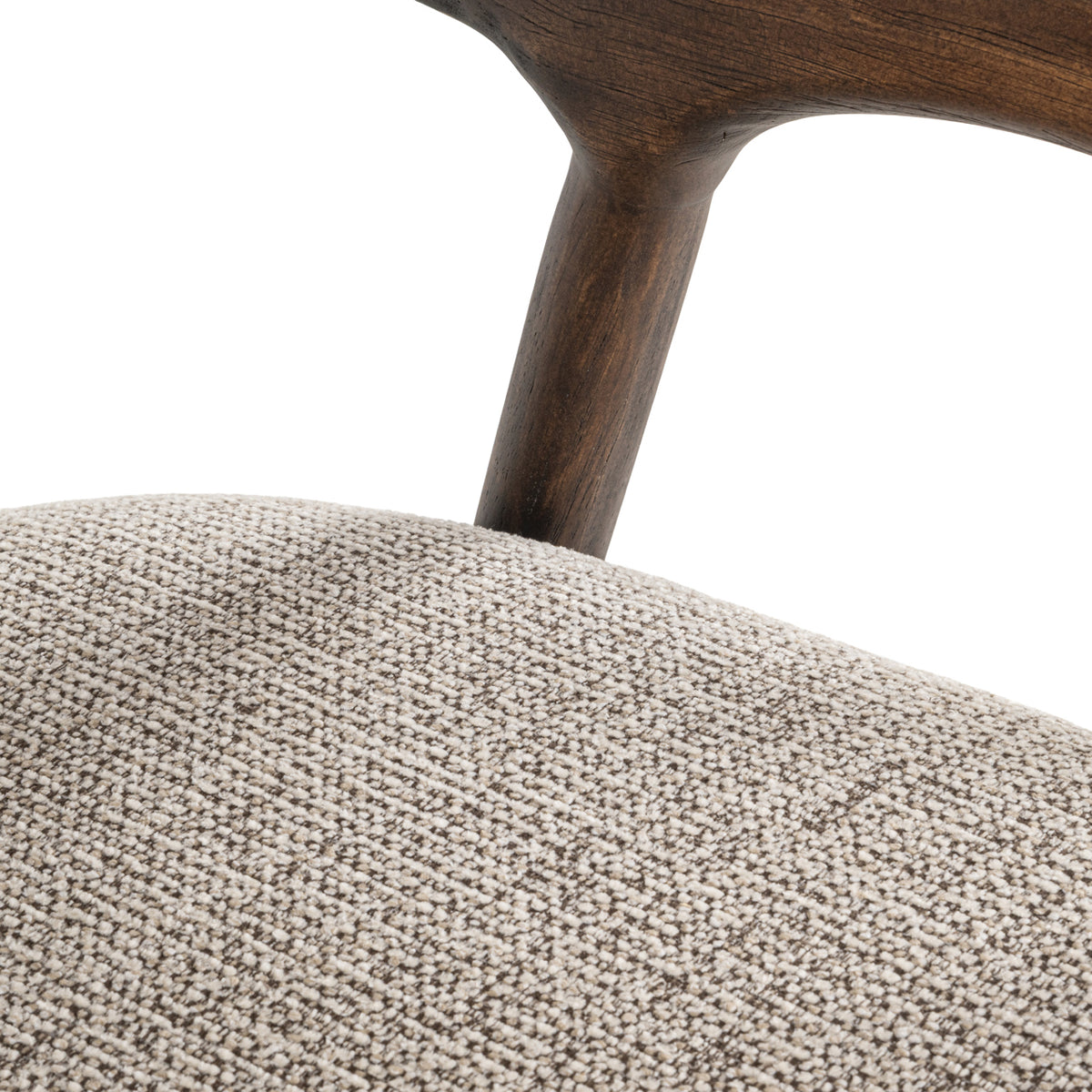 Richmond Interiors Thekenstuhl Mihara mocca fancy fire retardant Richmond Interiors