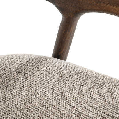 Richmond Interiors Thekenstuhl Mihara mocca fancy fire retardant Richmond Interiors