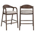 Richmond Interiors Thekenstuhl Mihara mocca fancy fire retardant Thekenstuhl Richmond Interiors