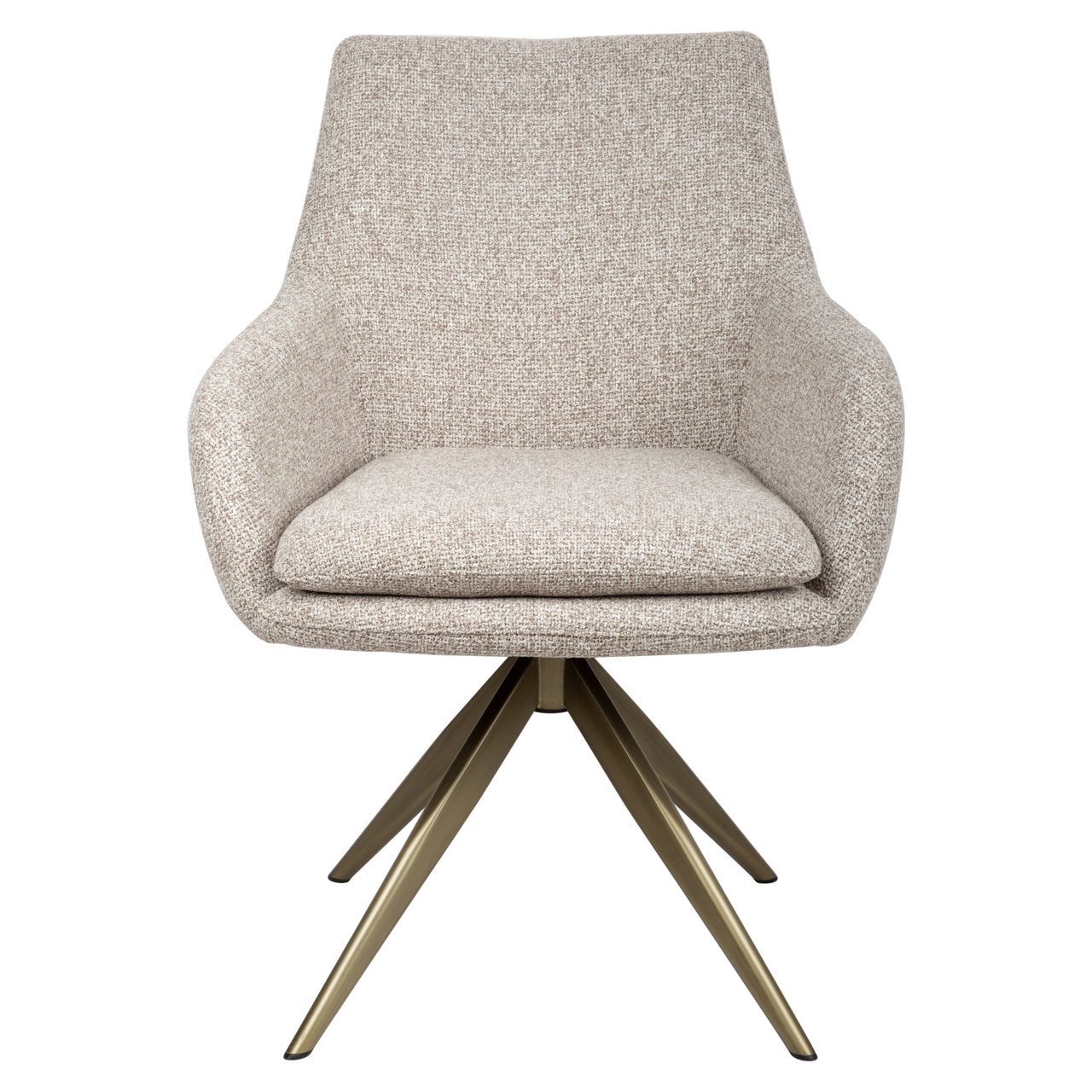 Richmond Interiors Esszimmerstuhl Lisonne cayenne brown swivel fire retardant Esszimmerstuhl Richmond Interiors