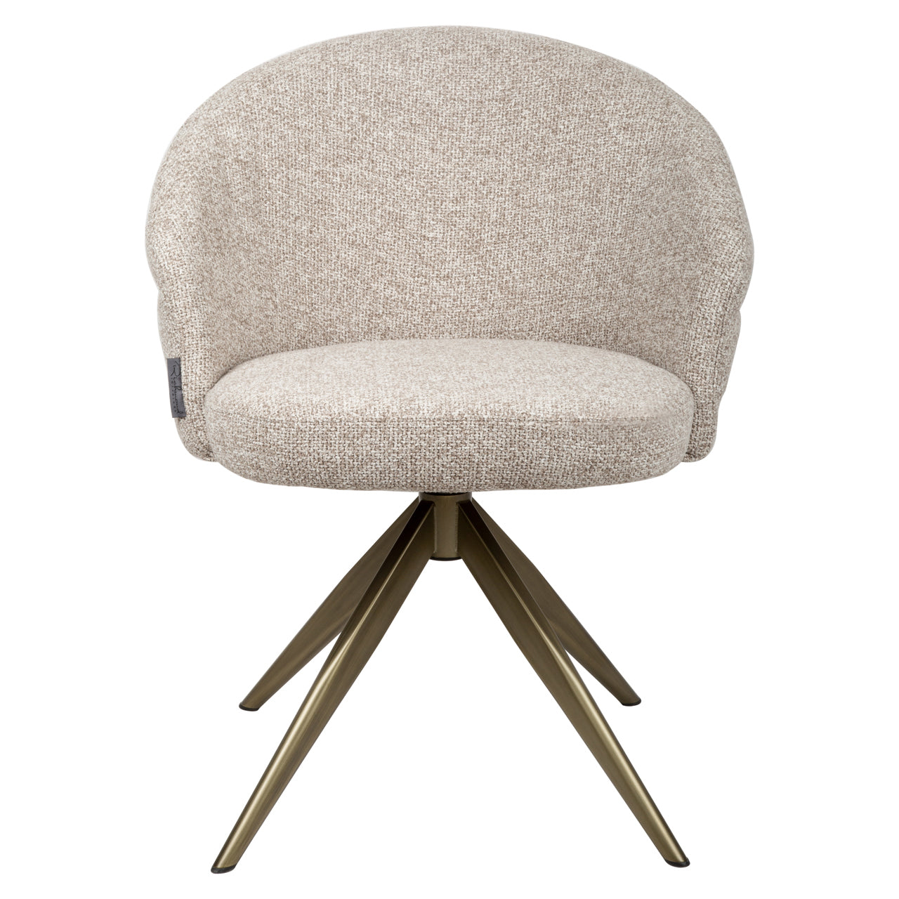 Richmond Interiors Esszimmerstuhl Zendaya cayenne brown swivel fire retardant Esszimmerstuhl Richmond Interiors