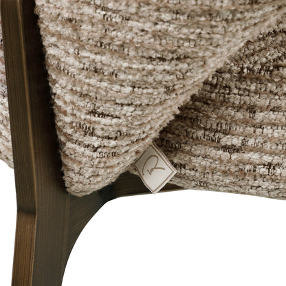 Richmond Interiors Esszimmerstuhl Kenzi mocca linear fire retardant Esszimmerstuhl Richmond Interiors