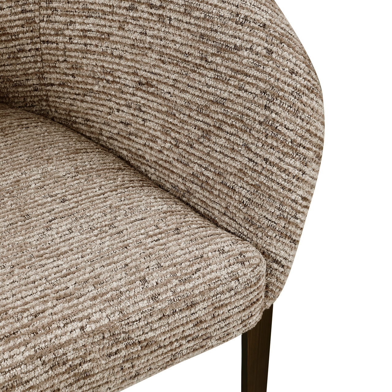 Richmond Interiors Esszimmerstuhl Kenzi mocca linear fire retardant Esszimmerstuhl Richmond Interiors