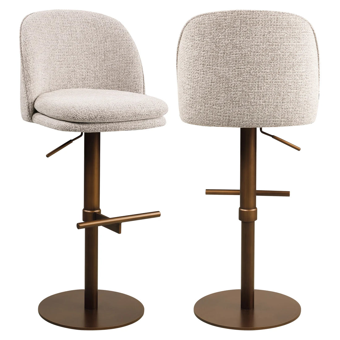 Richmond Interiors Barhocker Vesper mocca fancy Barhocker Richmond Interiors