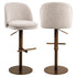 Richmond Interiors Barhocker Vesper mocca fancy swivel Barhocker Richmond Interiors