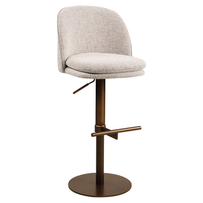 Richmond Interiors Barhocker Vesper mocca fancy swivel Richmond Interiors