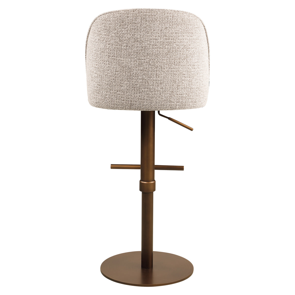Richmond Interiors Barhocker Vesper mocca fancy swivel Richmond Interiors