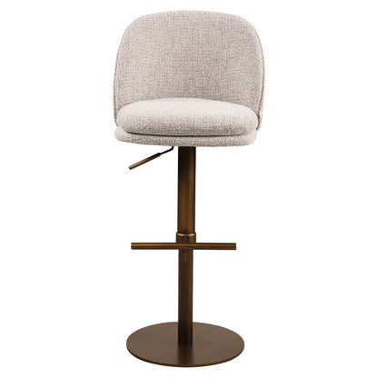 Richmond Interiors Barhocker Vesper mocca fancy swivel Richmond Interiors