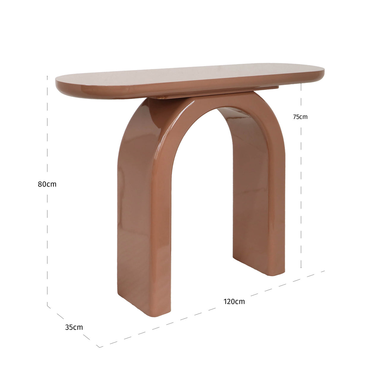 Richmond Interiors Konsole Kourtney mocha mousse Konsole Richmond Interiors