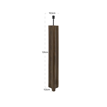 Richmond Interiors Stehlampe Jamy walnut Richmond Interiors